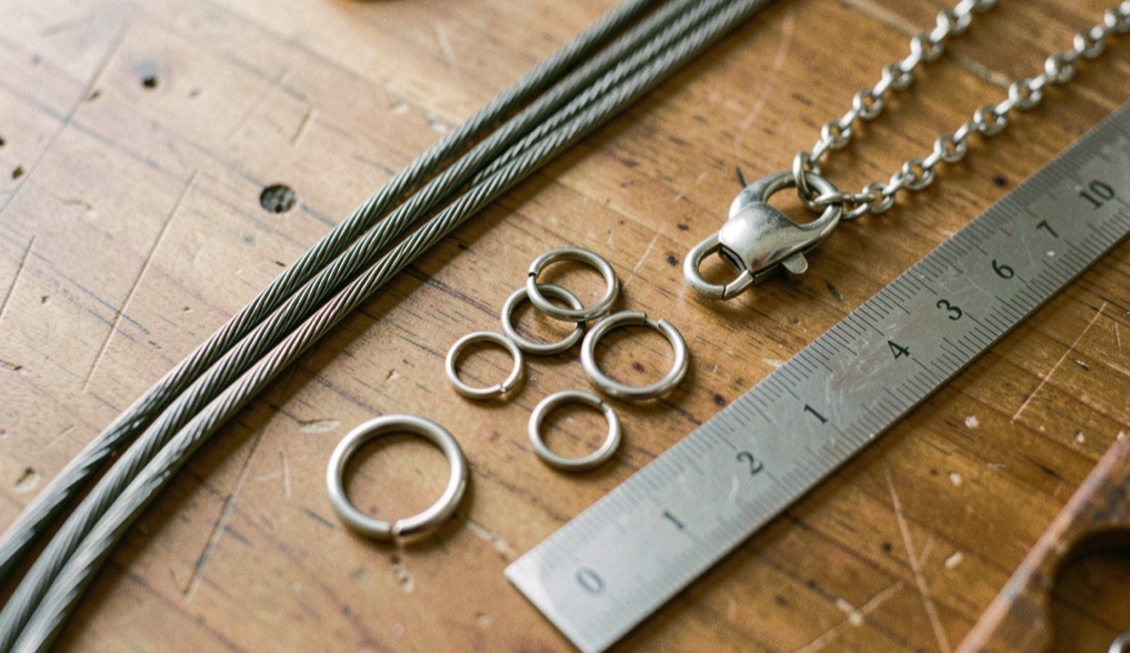 Materials related to jewelry chain types