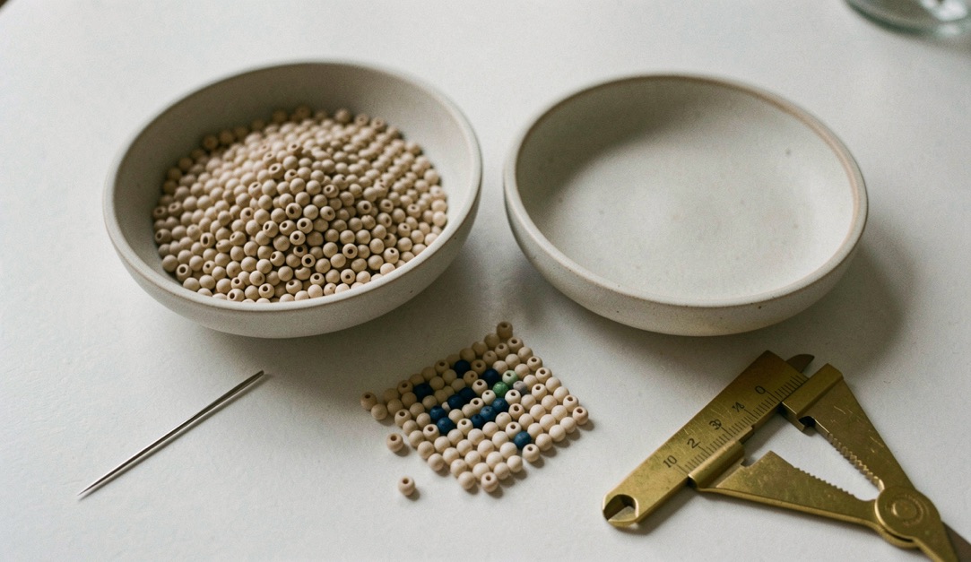 Materials related to Miyuki vs Toho seed beads